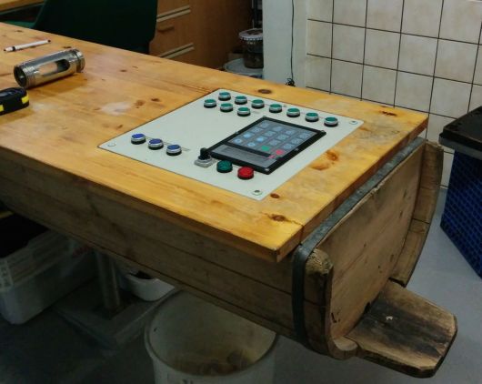 Matin ensimmäinen kuurna toimii nyt panimon ohjauspaneelina