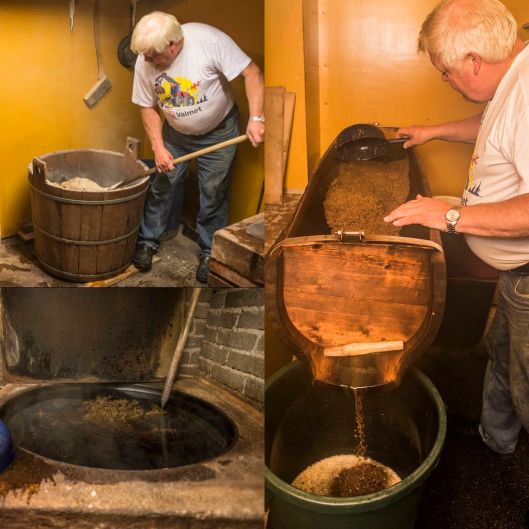 Hannu Sirén brewing sahti